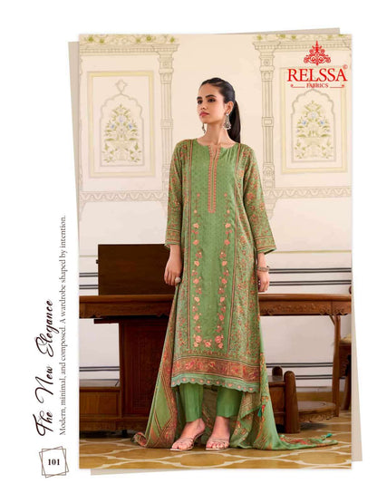 Rooz Relssa Fabrics Pure Maslin Pant Style Suits Supplier