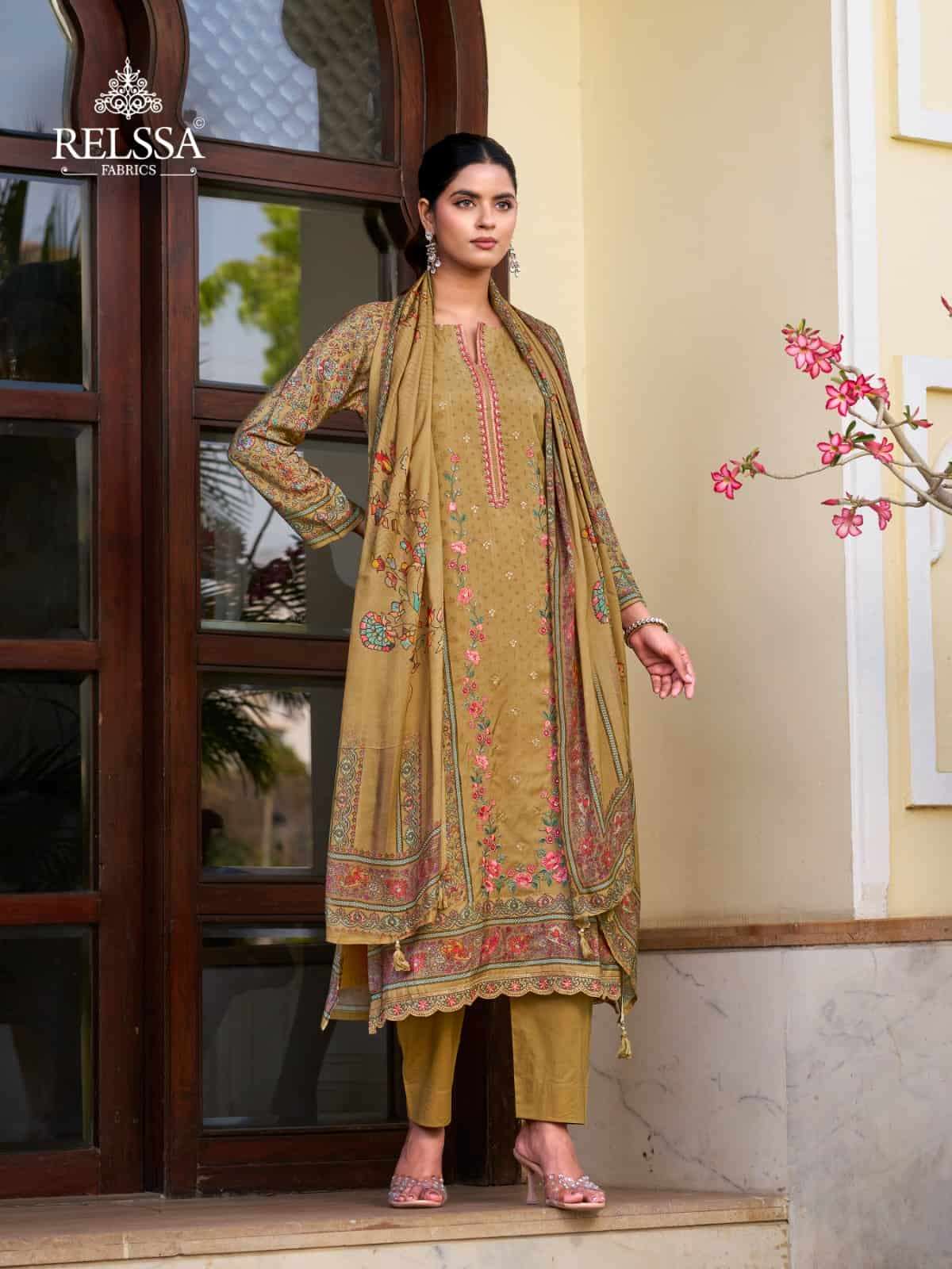 Rooz Relssa Fabrics Pure Maslin Pant Style Suits Supplier