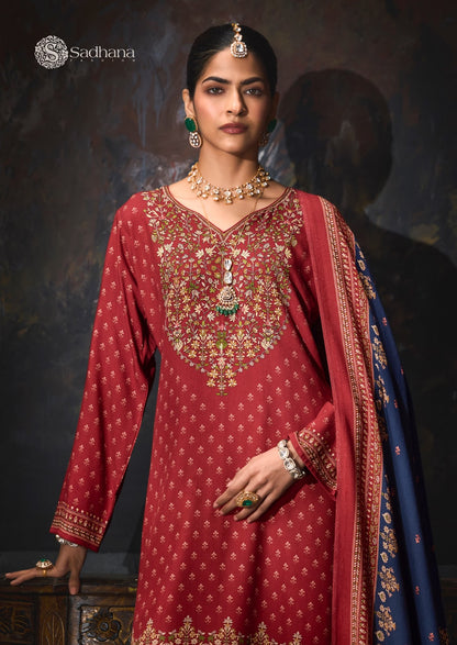 Rosa Sadhana Viscose Pashmina Suits Wholesaler
