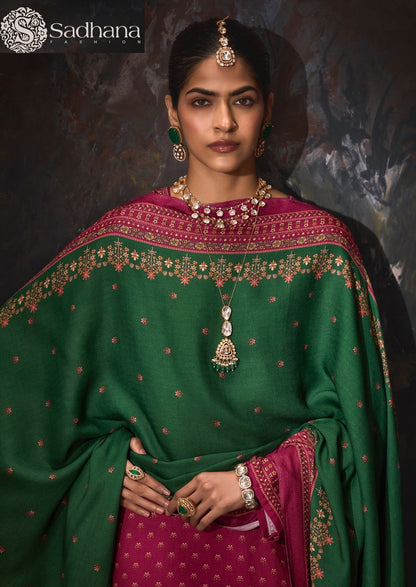 Rosa Sadhana Viscose Pashmina Suits Wholesaler