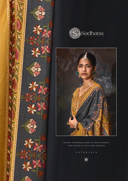 Rosa Sadhana Viscose Pashmina Suits Wholesaler