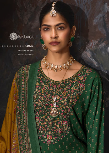 Rosa Sadhana Viscose Pashmina Suits Wholesaler