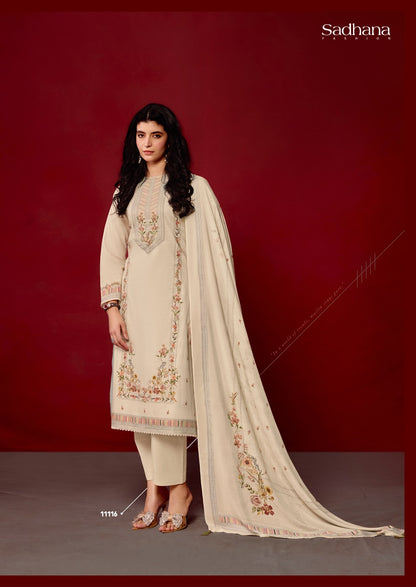 Rosalina Sadhana Milan Cotton Pant Style Suits Wholesale