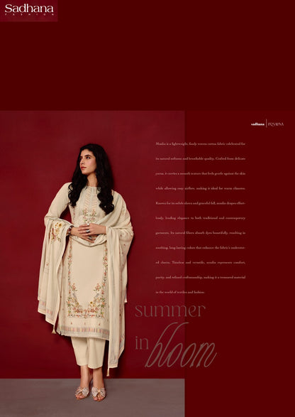 Rosalina Sadhana Milan Cotton Pant Style Suits Wholesale