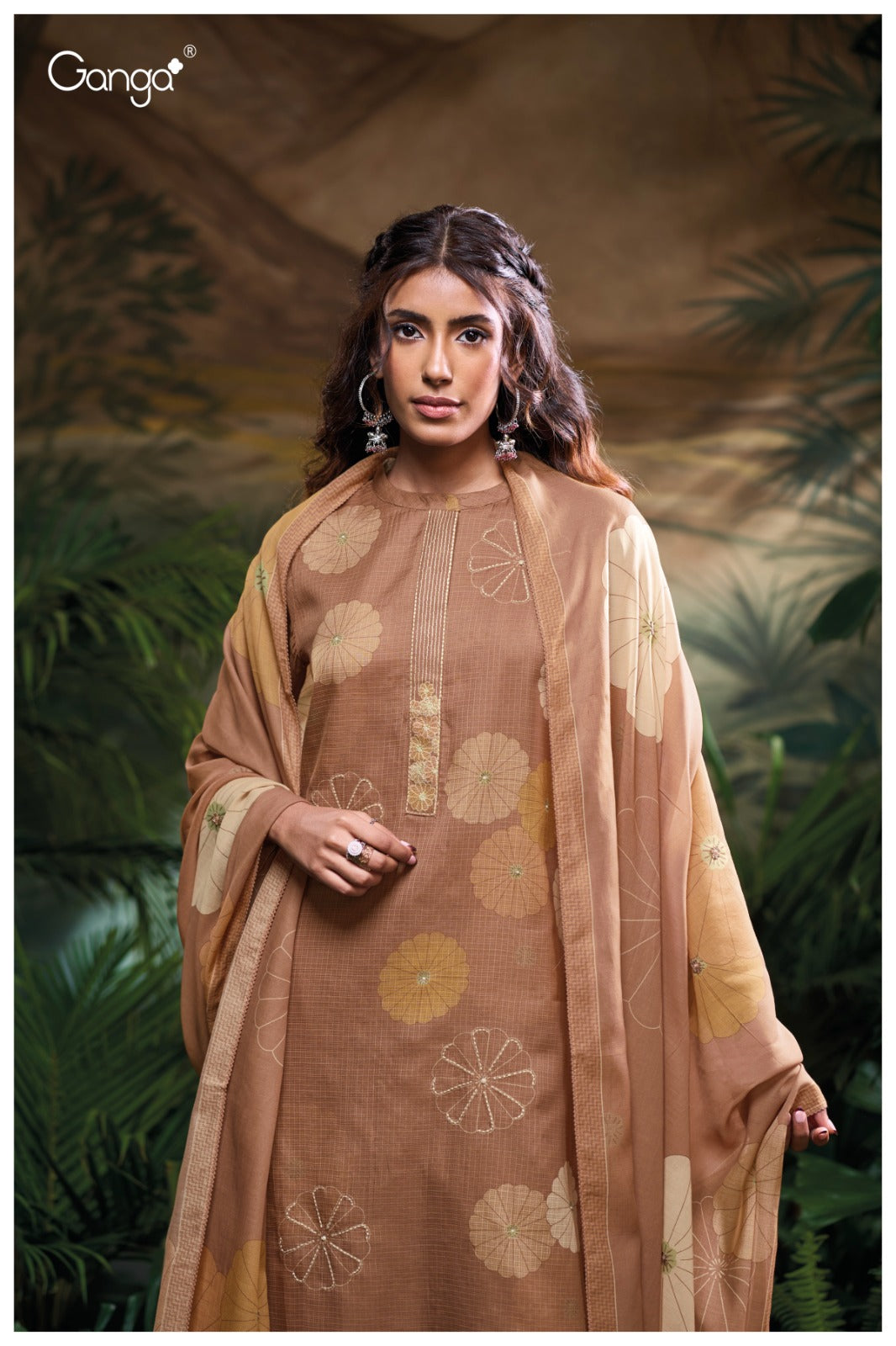 Rosanny 3769 Ganga Pashmina Suits Exporter Ahmedabad