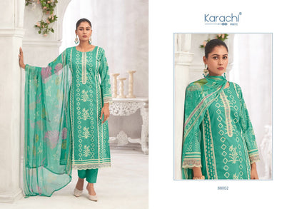 Rose 1 Karachi Prints Cambric Pant Style Suits Wholesale Rate