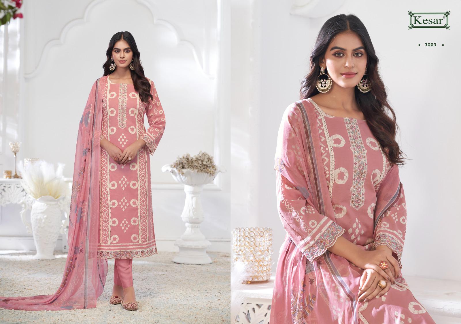 Rose 5 Kesar Cambric Pant Style Suits Exporter