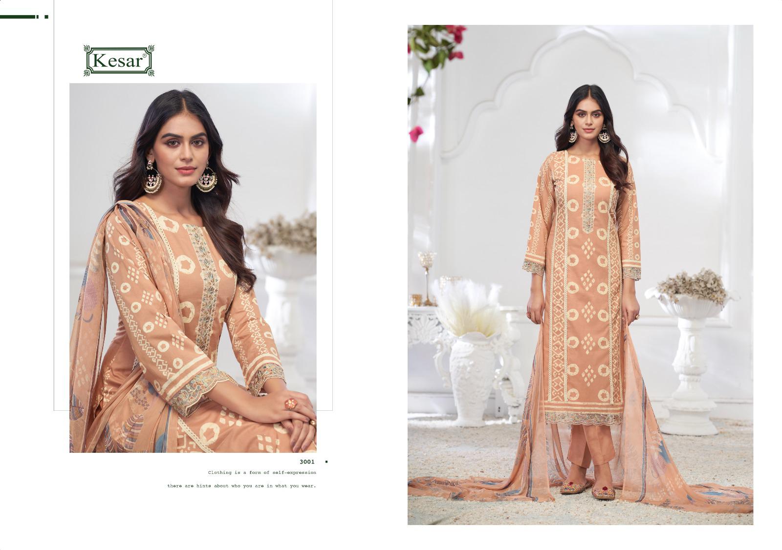 Rose 5 Kesar Cambric Pant Style Suits Exporter