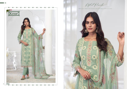 Rose 5 Kesar Cambric Pant Style Suits Exporter