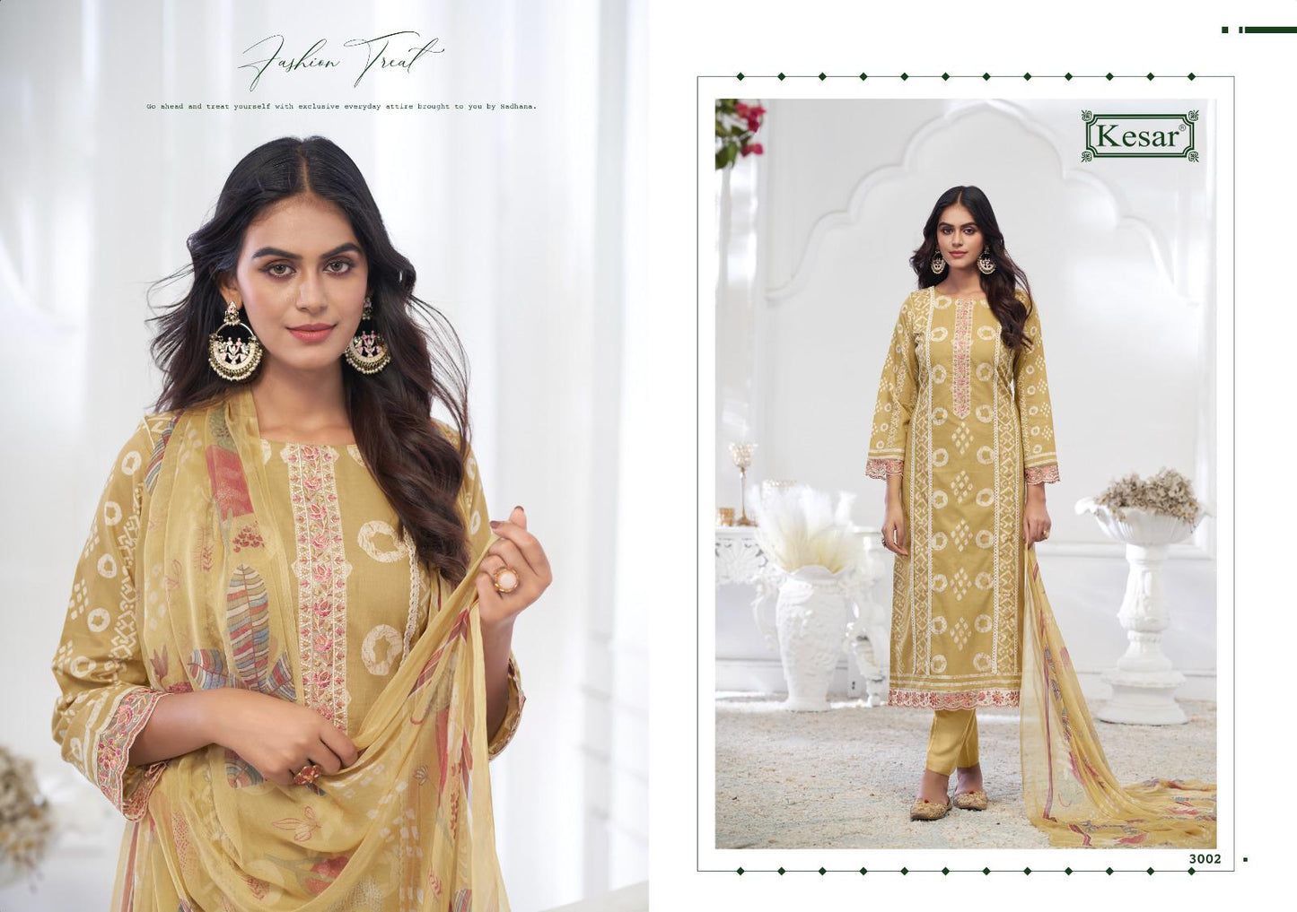 Rose 5 Kesar Cambric Pant Style Suits Exporter