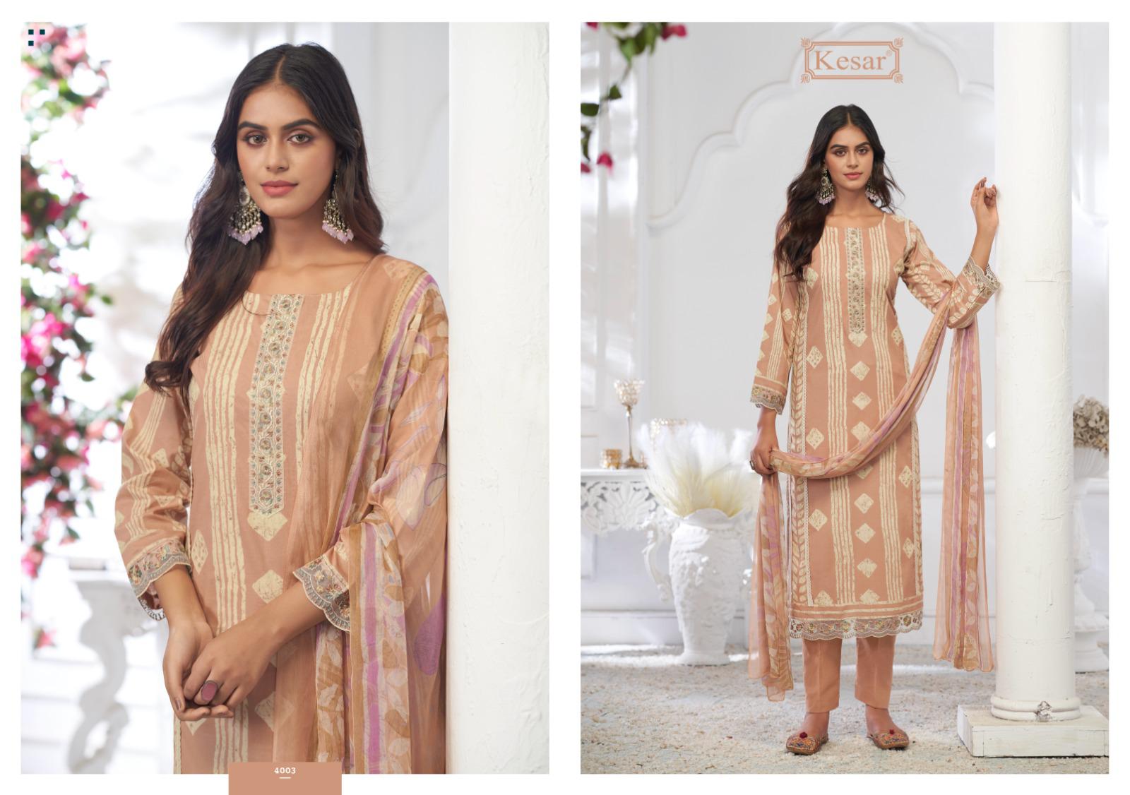 Rose 6 Kesar Cambric Pant Style Suits Supplier