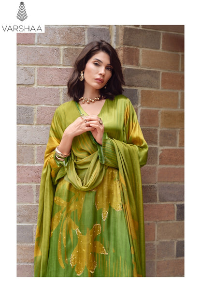 Rose Haven Varshaa Gaji Silk Pant Style Suits Supplier India