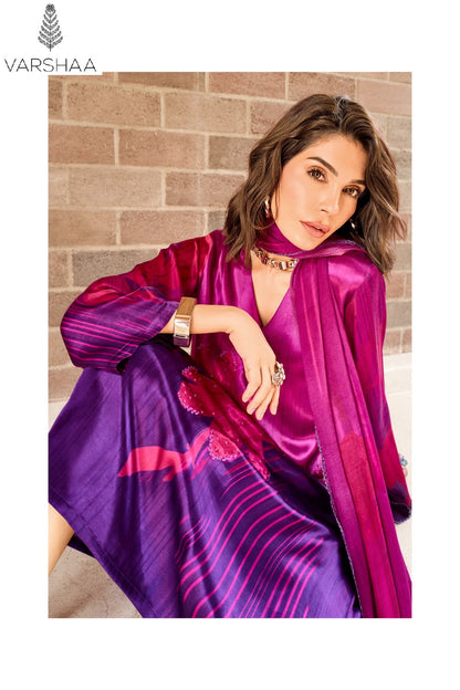 Rose Haven Varshaa Gaji Silk Pant Style Suits Supplier India