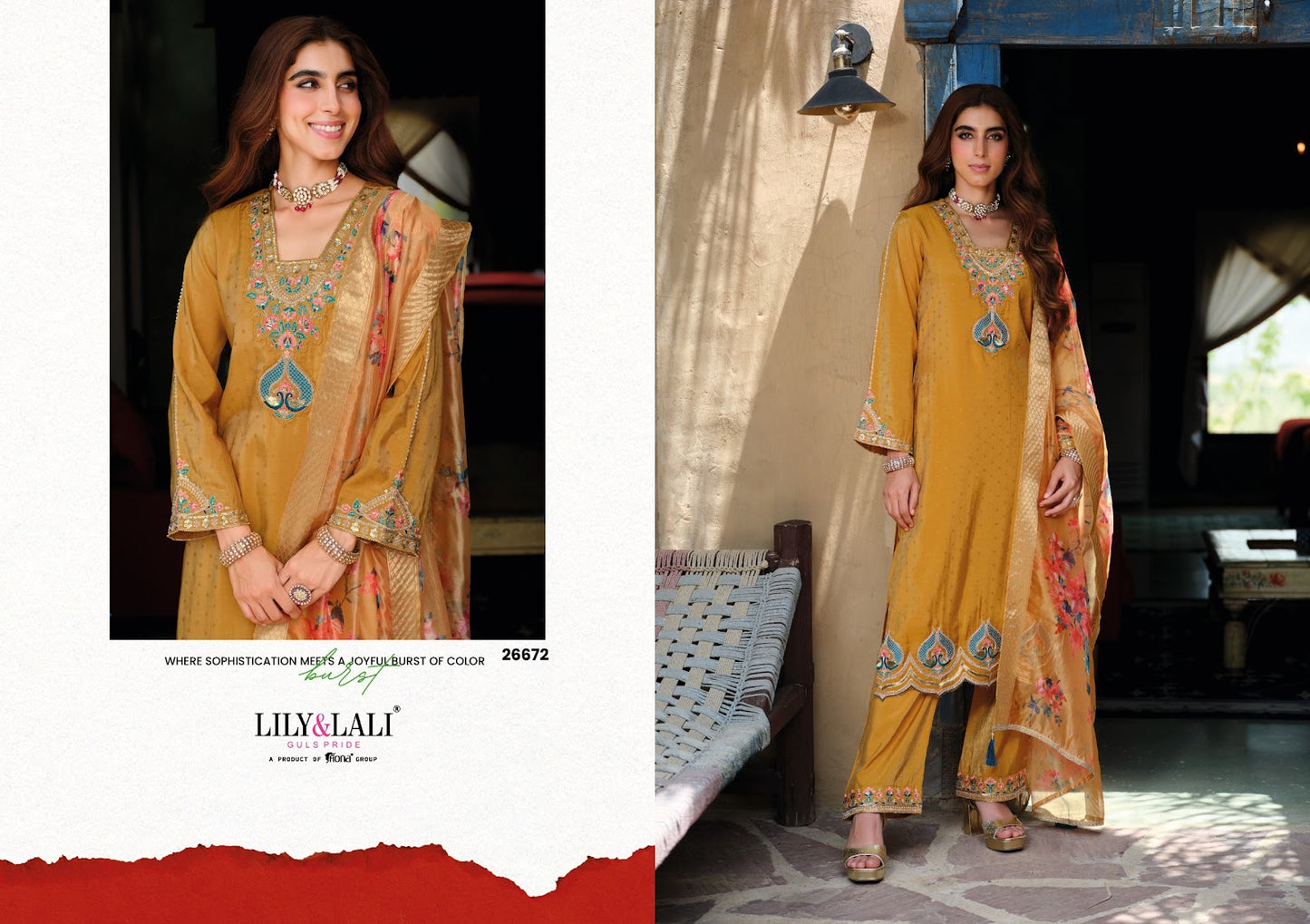 Rose Lily Lali Simmer Readymade Pant Style Suits Wholesale Rate