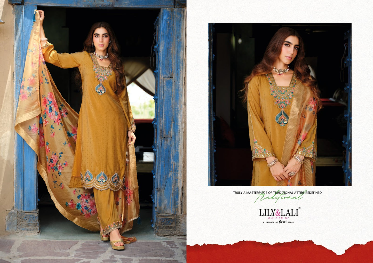 Rose Lily Lali Simmer Readymade Pant Style Suits Wholesale Rate