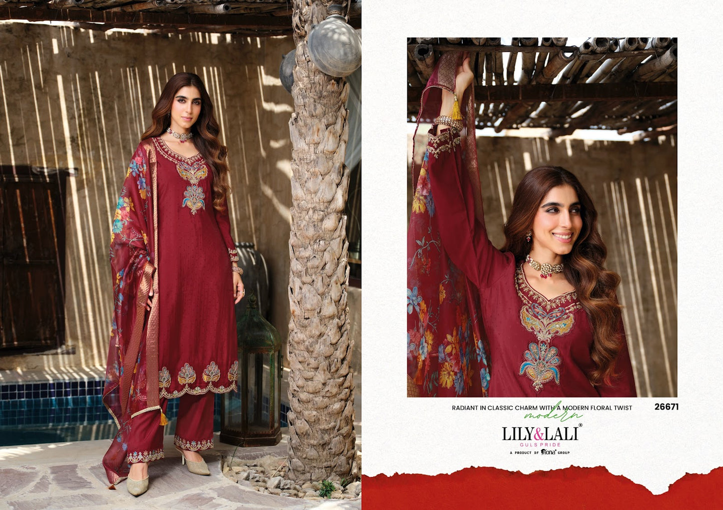Rose Lily Lali Simmer Readymade Pant Style Suits Wholesale Rate