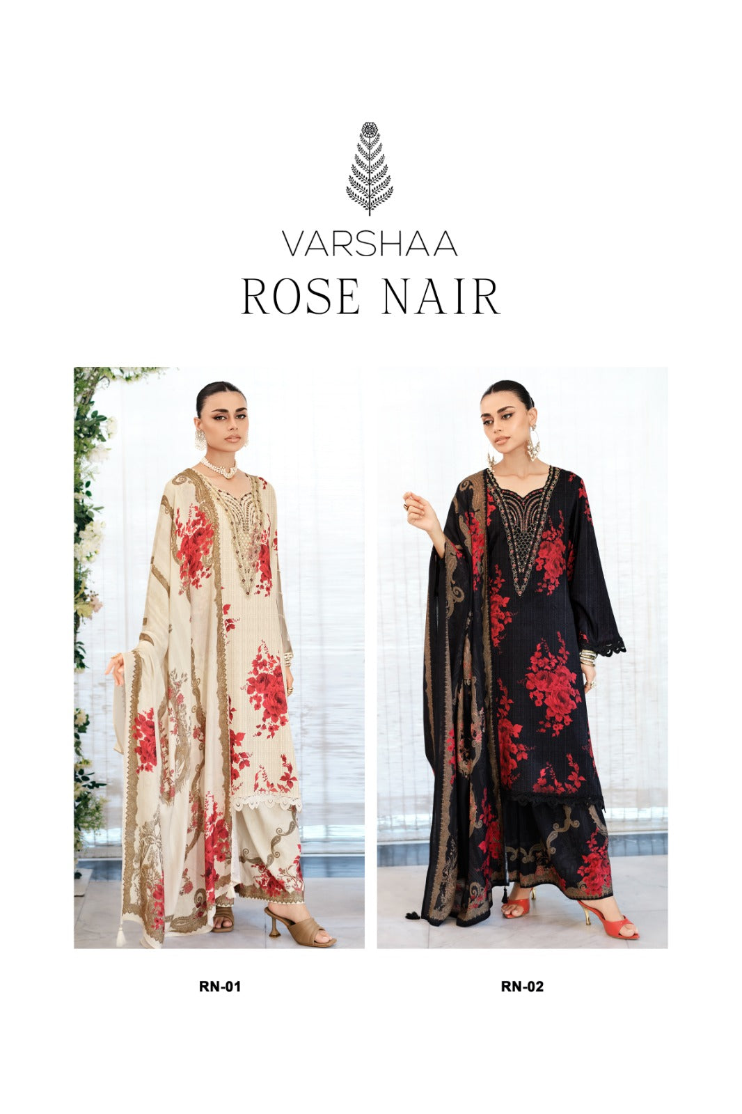 Rose Nair Varshaa Pashmina Suits Supplier Gujarat