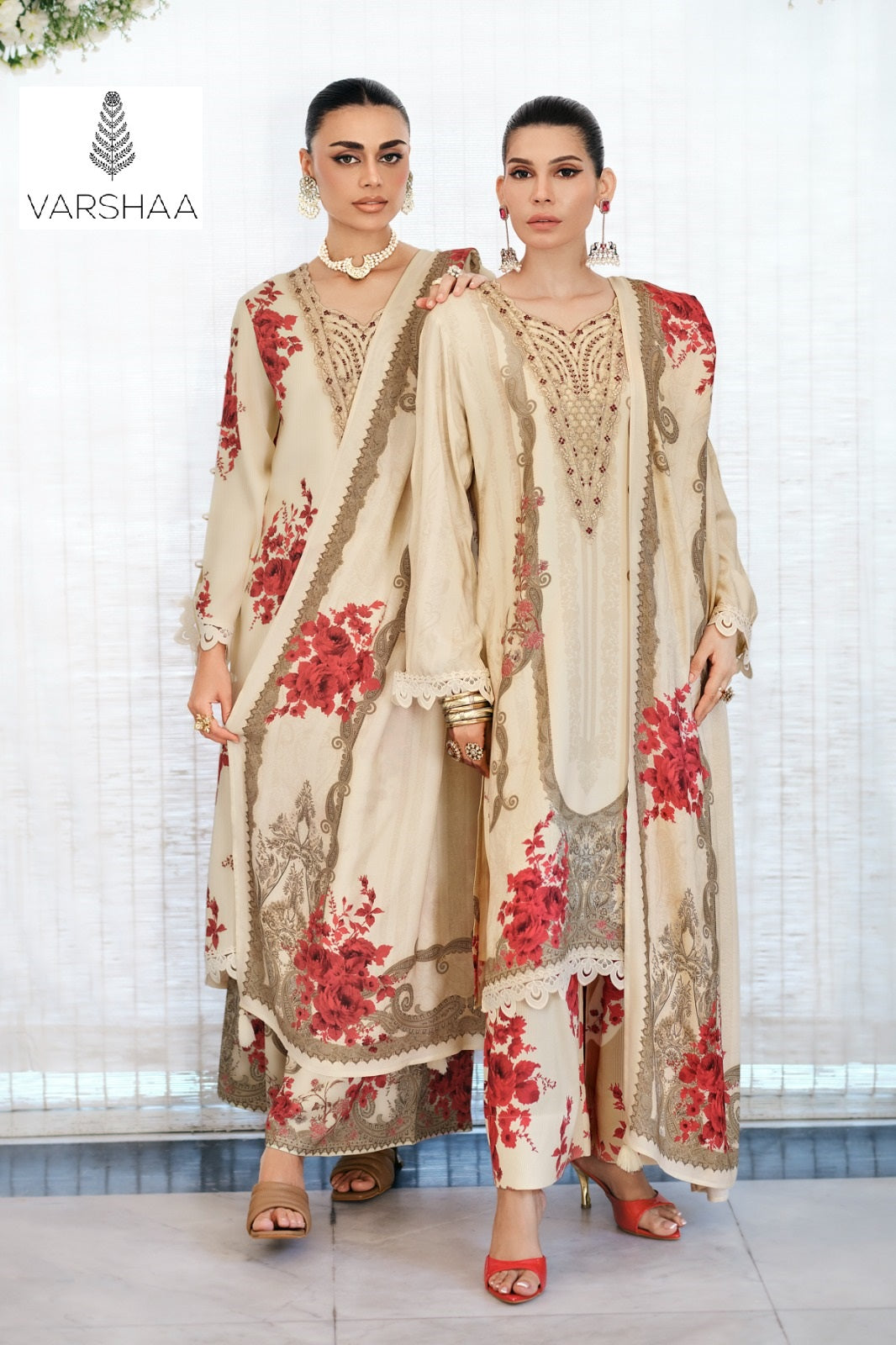 Rose Nair Varshaa Pashmina Suits Supplier Gujarat