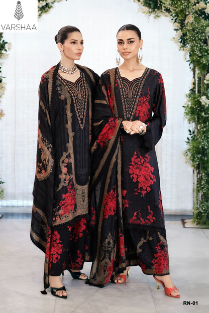 Rose Nair Varshaa Pashmina Suits Supplier Gujarat