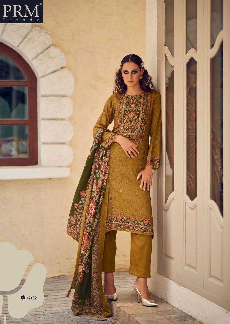 rose prm trendz pashmina suits exporter ahmedabad