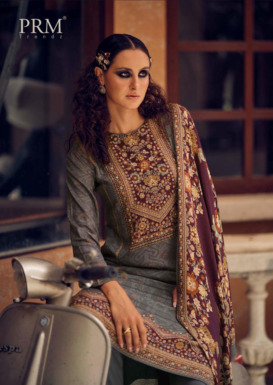 rose prm trendz pashmina suits exporter ahmedabad