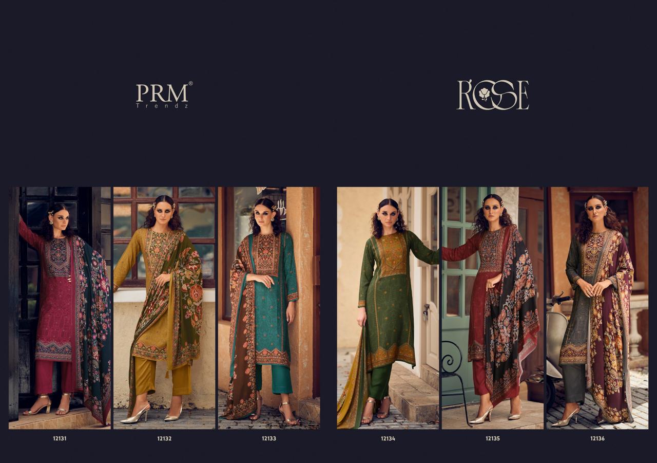rose prm trendz pashmina suits exporter ahmedabad