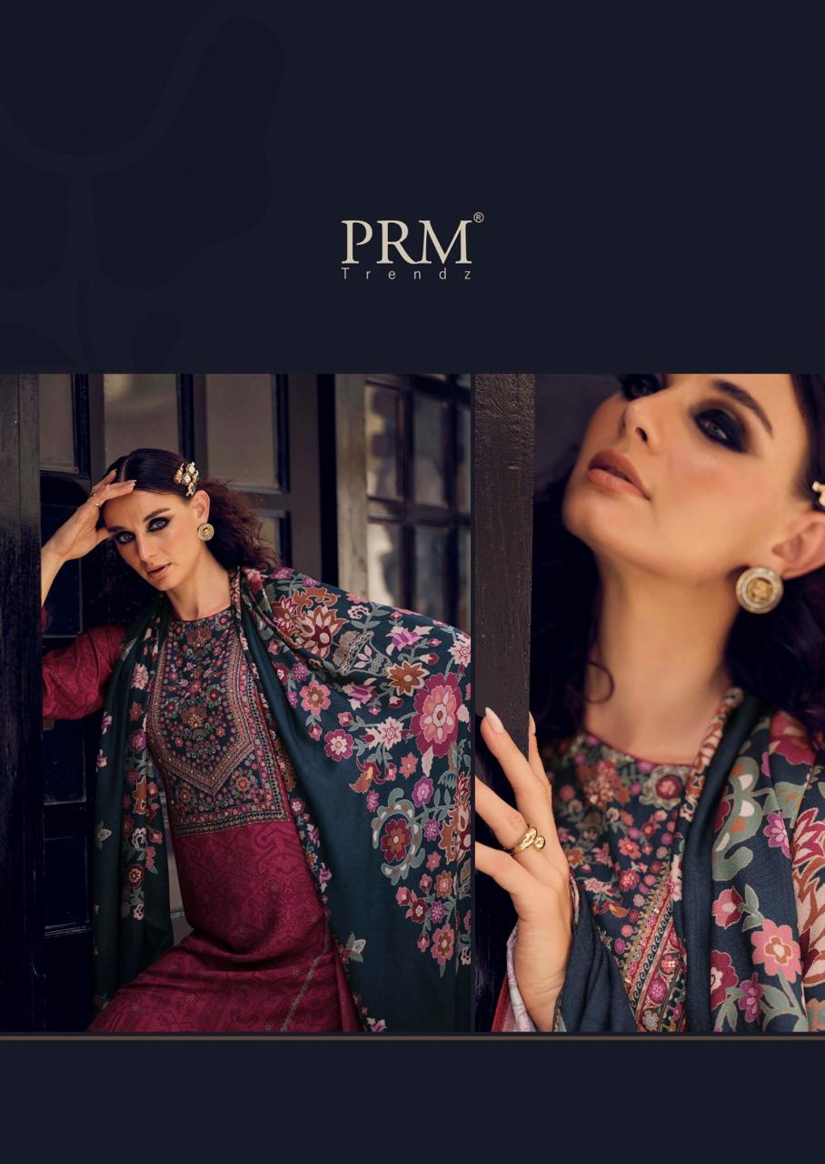 rose prm trendz pashmina suits exporter ahmedabad