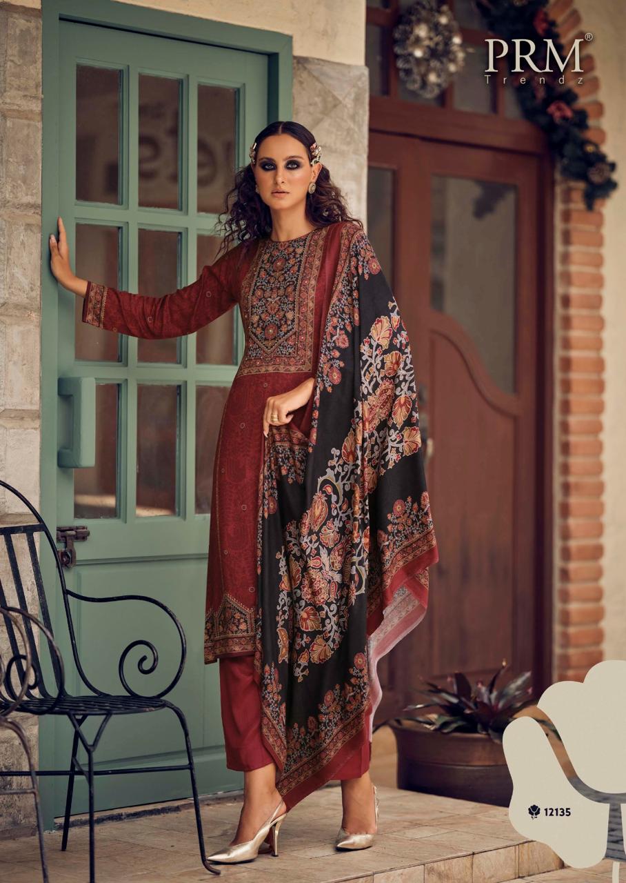 rose prm trendz pashmina suits exporter ahmedabad