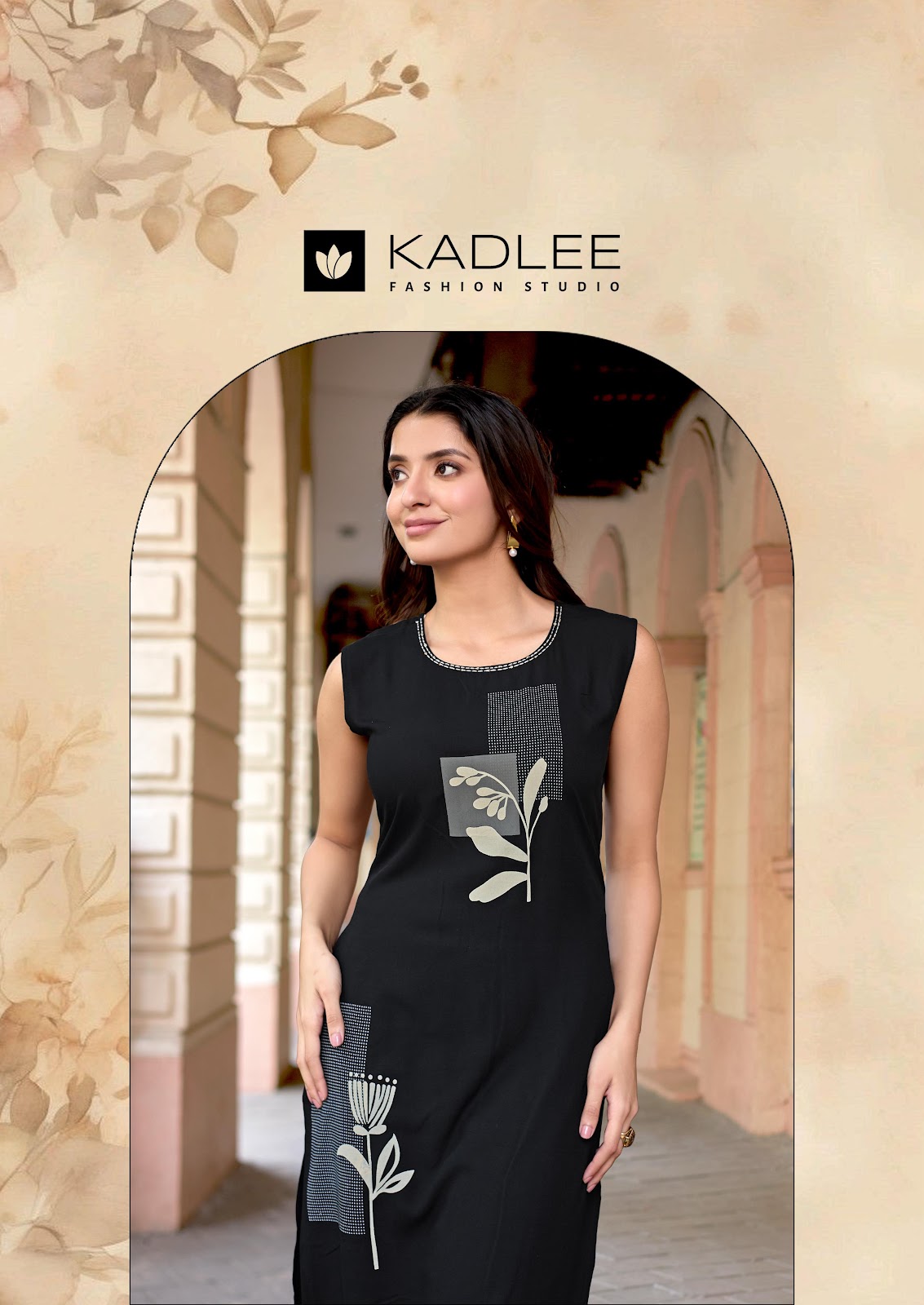 Rose Wood Kadlee Rayon Kurti Pant Set Wholesale