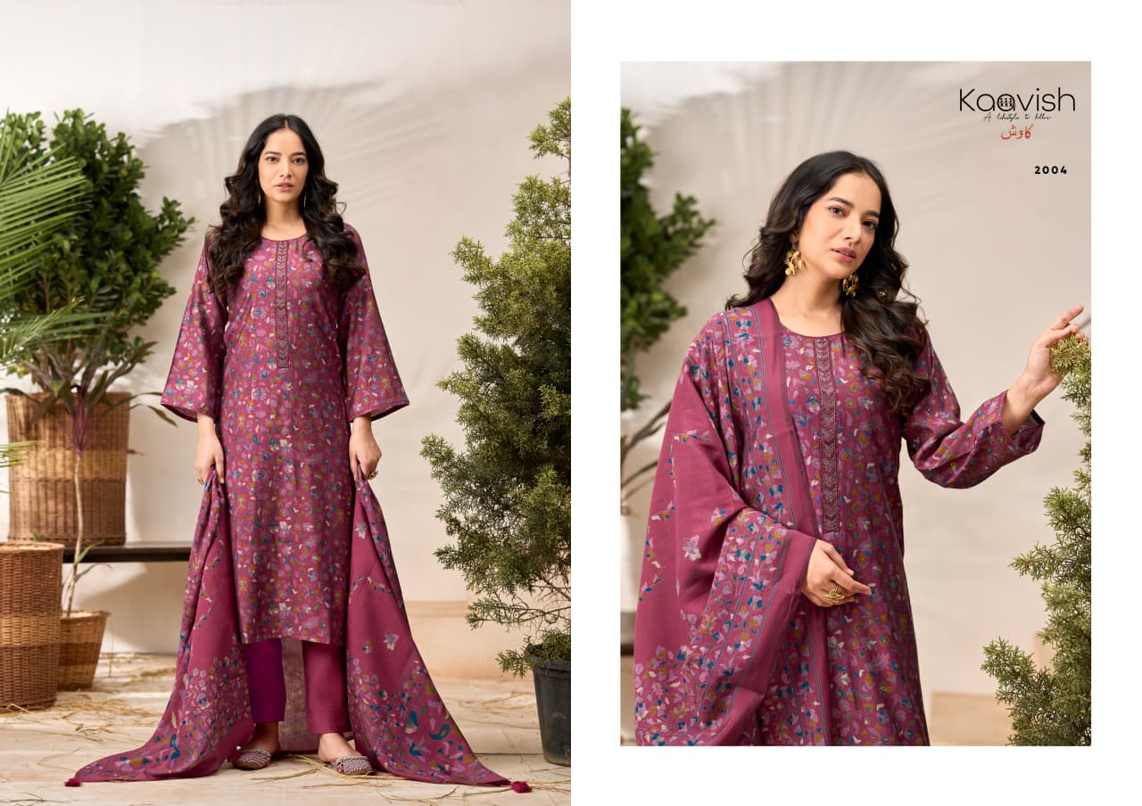 Rosella Kaavish Modal Silk Pant Style Suits Wholesale Price