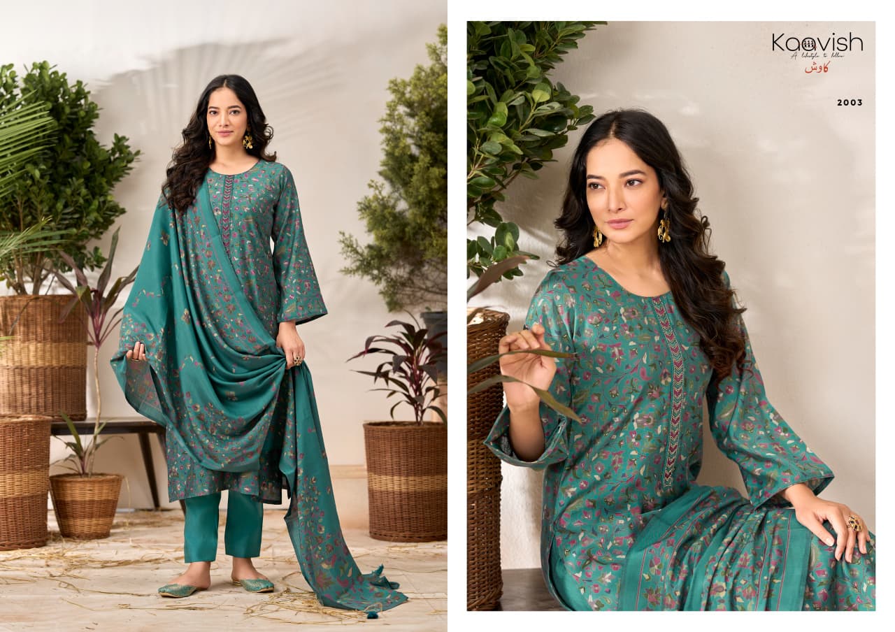 Rosella Kaavish Modal Silk Pant Style Suits Wholesale Price