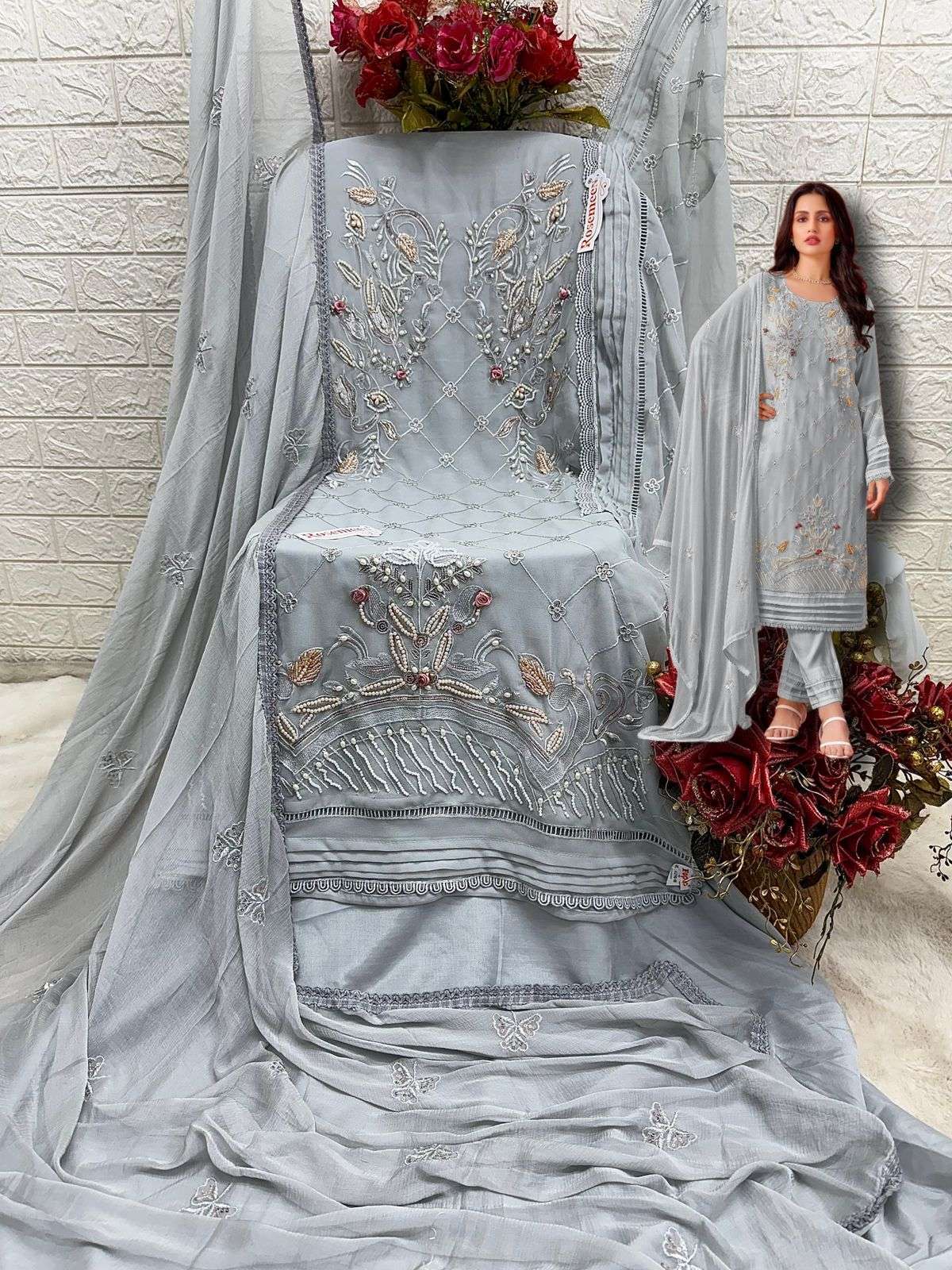 Rosemeen C 1665 Efghi Fepic Georgette Pakistani Salwar Suits Wholesale Price