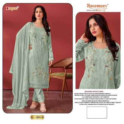 Rosemeen C 1665 Efghi Fepic Georgette Pakistani Salwar Suits Wholesale Price
