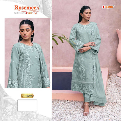 Rosemeen C 1820 Fepic Georgette Pakistani Salwar Suits Wholesale Price