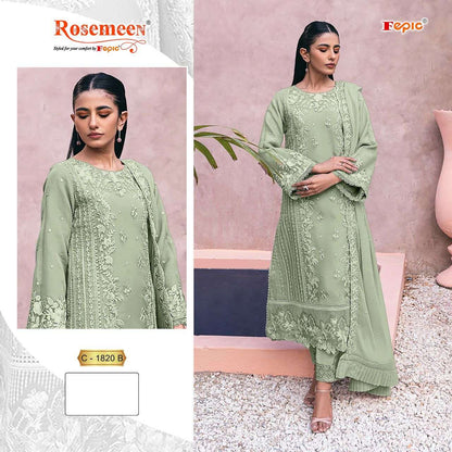 Rosemeen C 1820 Fepic Georgette Pakistani Salwar Suits Wholesale Price