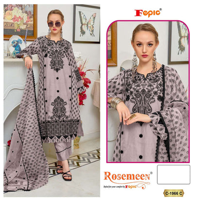 Rosemeen C 1966 Fepic Organza Pakistani Salwar Suits Supplier India