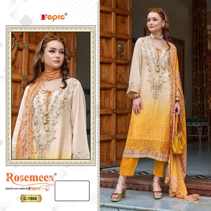 Rosemeen C 1968 Fepic Chinon Pakistani Salwar Suits Manufacturer