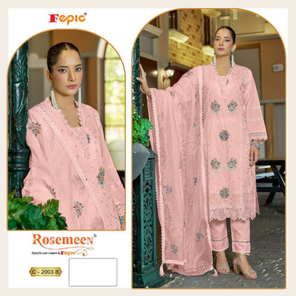 Rosemeen C 2003 Fepic Cambric Cotton Pakistani Salwar Suits Exporter Gujarat
