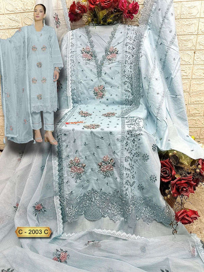 Rosemeen C 2003 Fepic Cambric Cotton Pakistani Salwar Suits Exporter Gujarat
