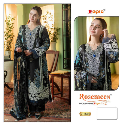 Rosemeen C 2005 Fepic Cambric Pakistani Salwar Suits Exporter Gujarat