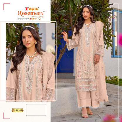 Rosemeen C 2014 Fepic Cambric Pakistani Salwar Suits Wholesaler India