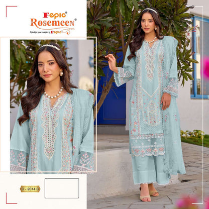 Rosemeen C 2014 Fepic Cambric Pakistani Salwar Suits Wholesaler India