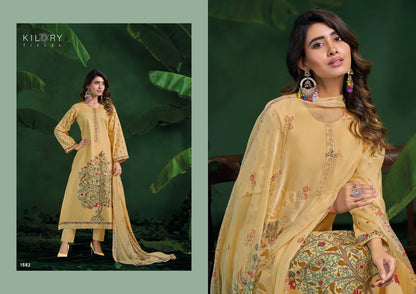Rosemeen Kilory Pure Lawn Pant Style Suits Manufacturer Gujarat
