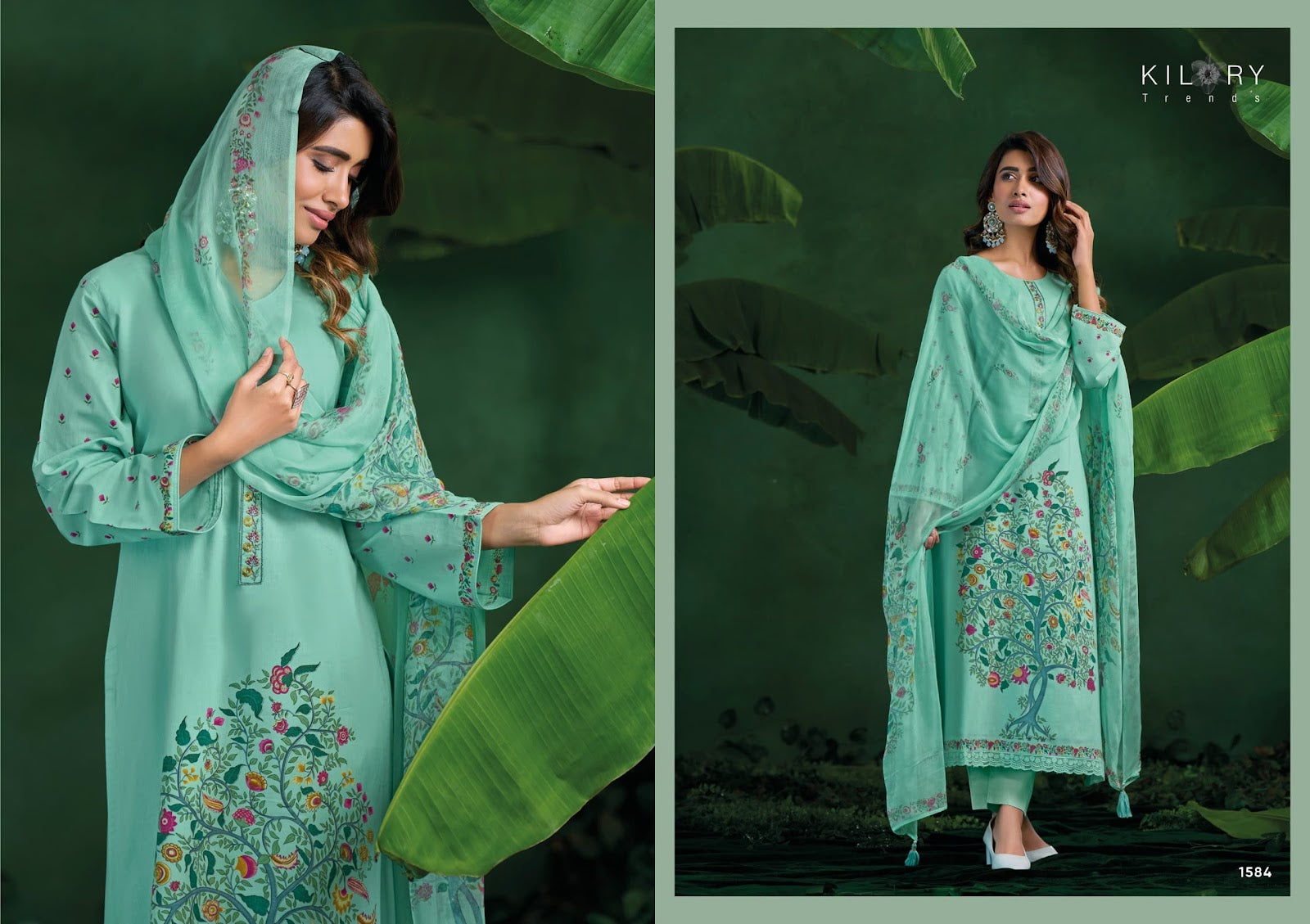 Rosemeen Kilory Pure Lawn Pant Style Suits Manufacturer Gujarat