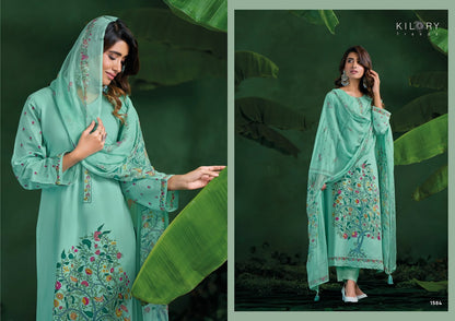 Rosemeen Kilory Pure Lawn Pant Style Suits Manufacturer Gujarat