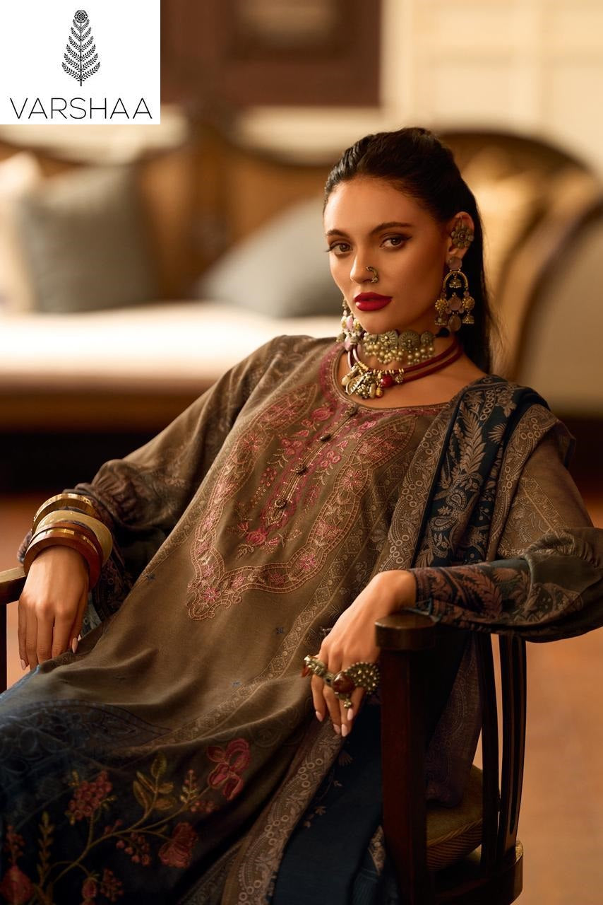 Roseombre Varshaa Pashmina Suits Wholesale Price