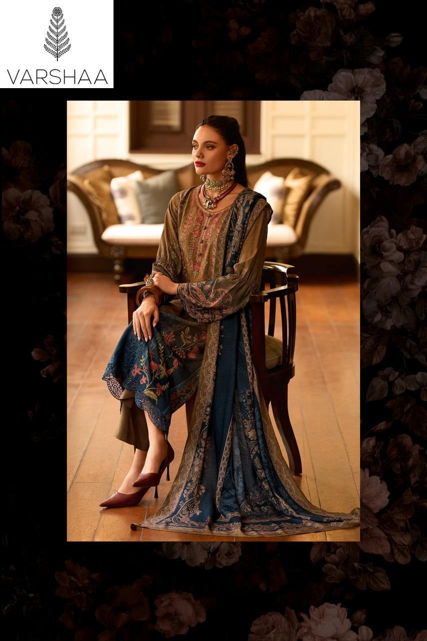 Roseombre Varshaa Pashmina Suits Wholesale Price