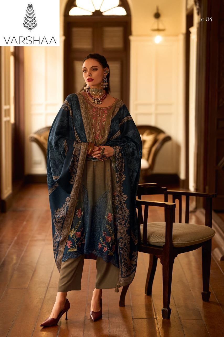 Roseombre Varshaa Pashmina Suits Wholesale Price