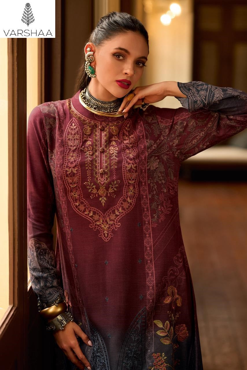 Roseombre Varshaa Pashmina Suits Wholesale Price