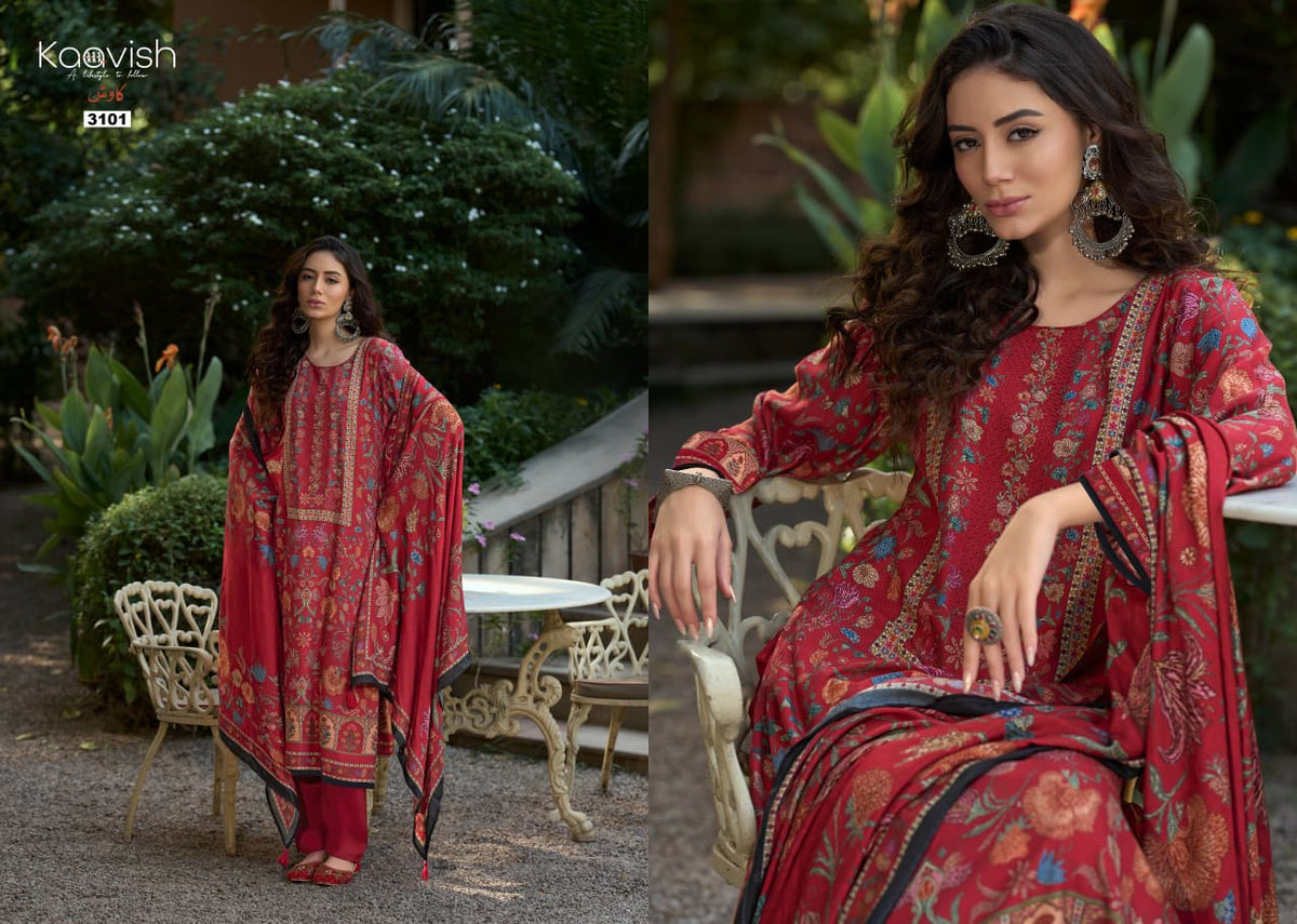 Rosewood Kaavish Viscose Pashmina Suits Wholesaler Gujarat